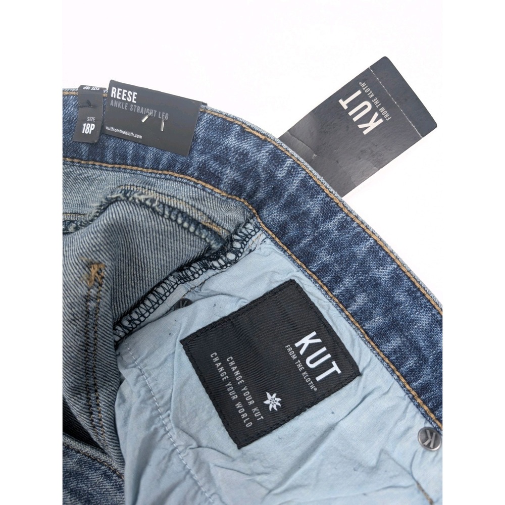 KUT from the Kloth Reese Ankle Straight Leg Denim Jeans‎ Women's 18P / 40x27 NWT - Picture 8 of 8
